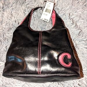 Nine West black and pink mini purse